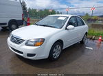 2009 Kia Spectra Lx White vin: KNAFE221295628751