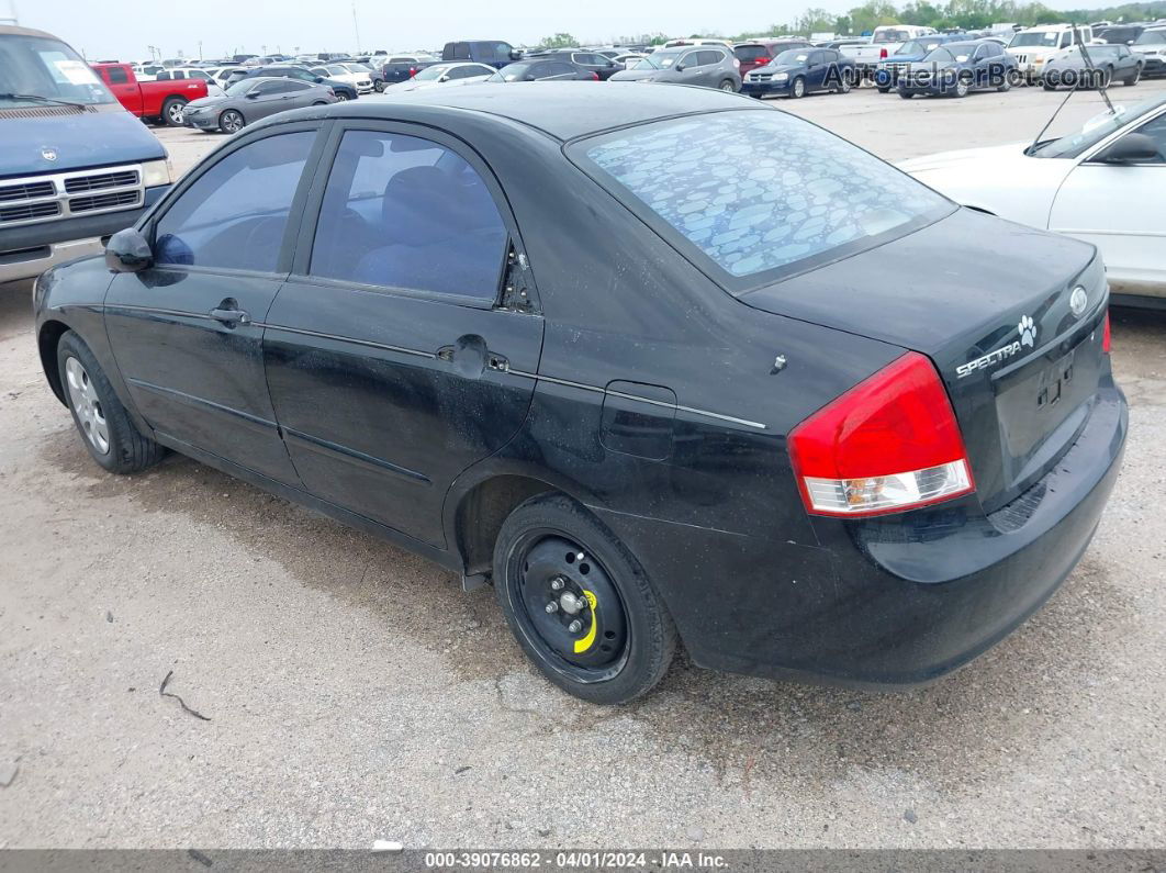 2009 Kia Spectra Lx Black vin: KNAFE221295634209