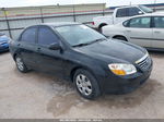 2009 Kia Spectra Lx Black vin: KNAFE221295634209