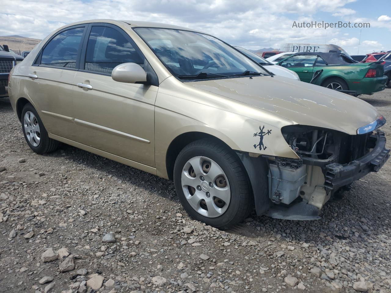 2009 Kia Spectra Ex Gold vin: KNAFE221295636879