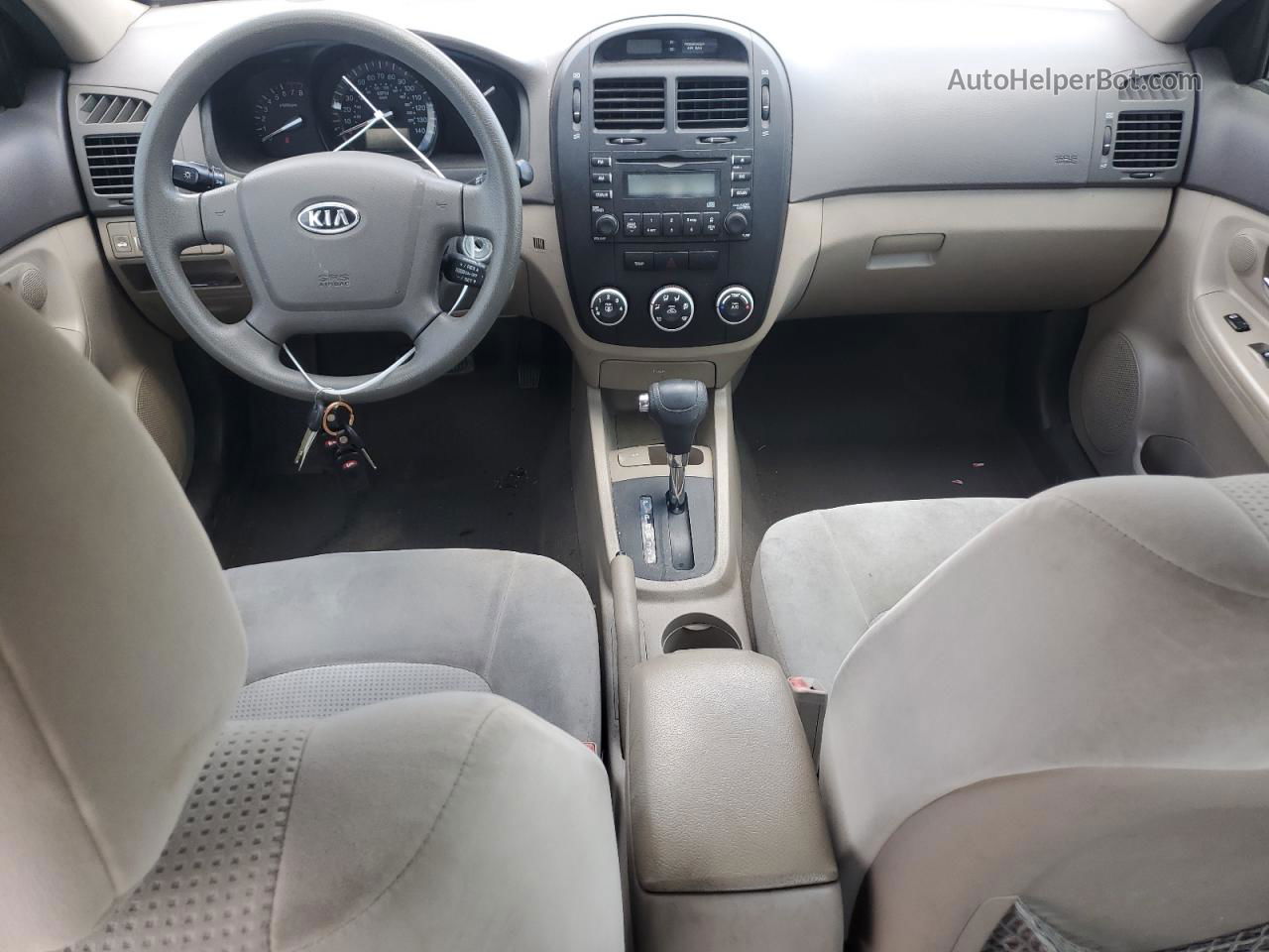 2009 Kia Spectra Ex Золотой vin: KNAFE221295636879