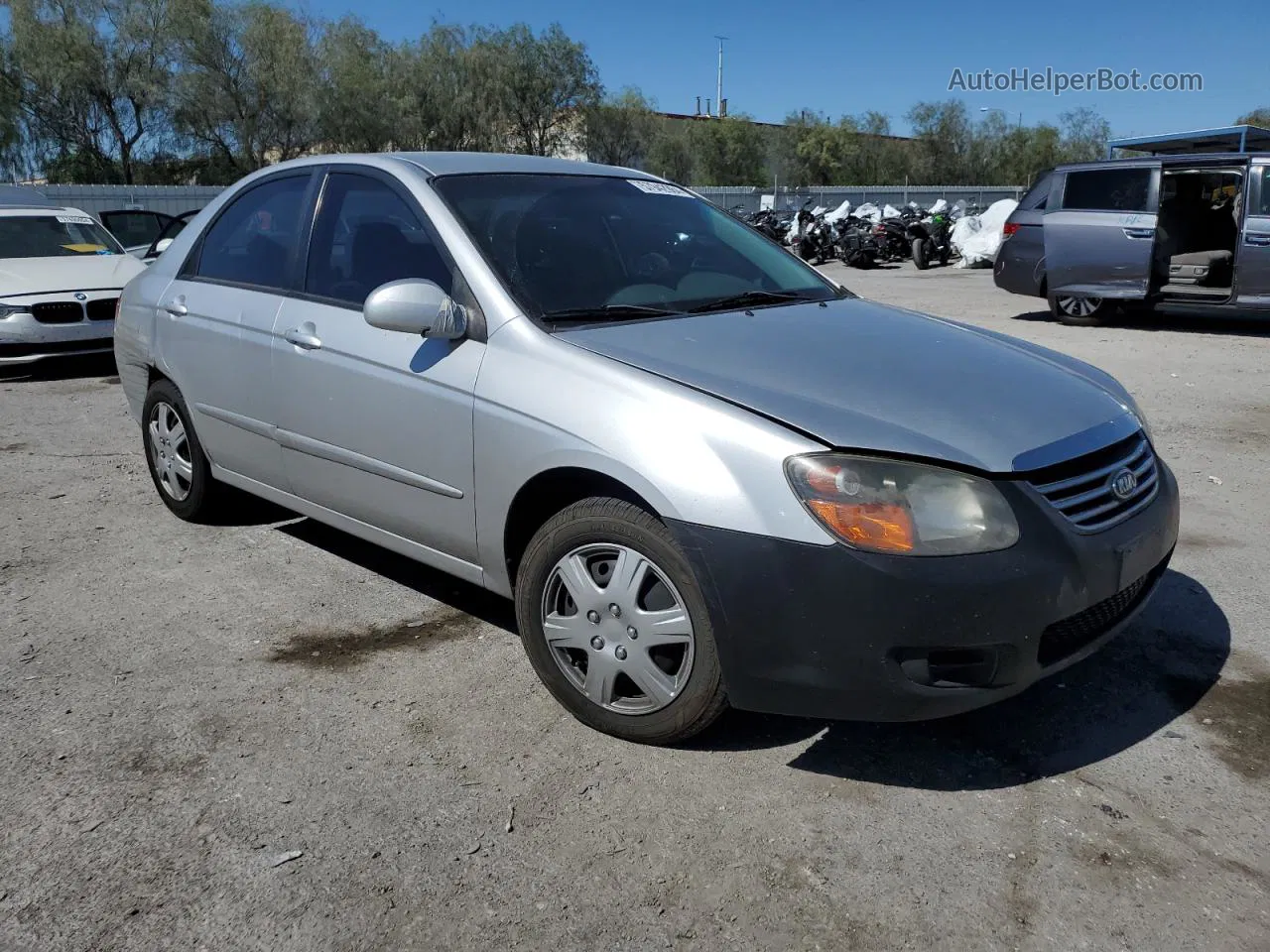 2009 Kia Spectra Ex Silver vin: KNAFE221295647994