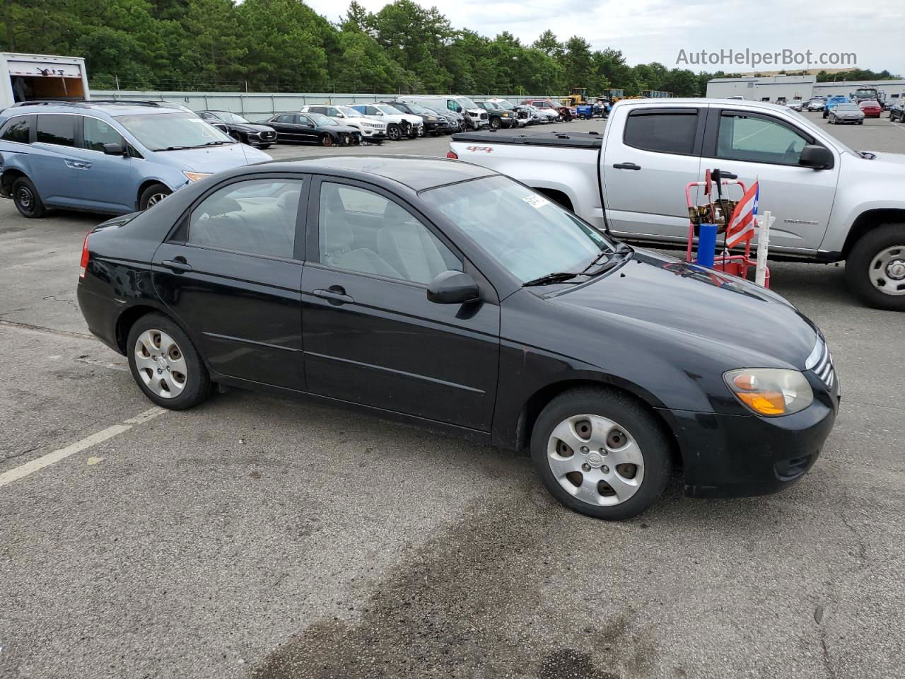 2009 Kia Spectra Ex Black vin: KNAFE221295651222