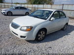 2009 Kia Spectra Lx White vin: KNAFE221295654203