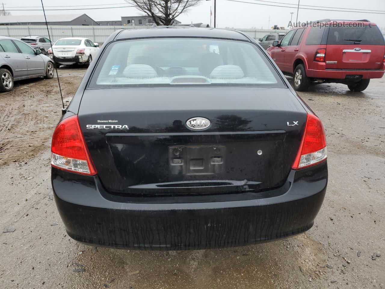 2009 Kia Spectra Ex Черный vin: KNAFE221295659658