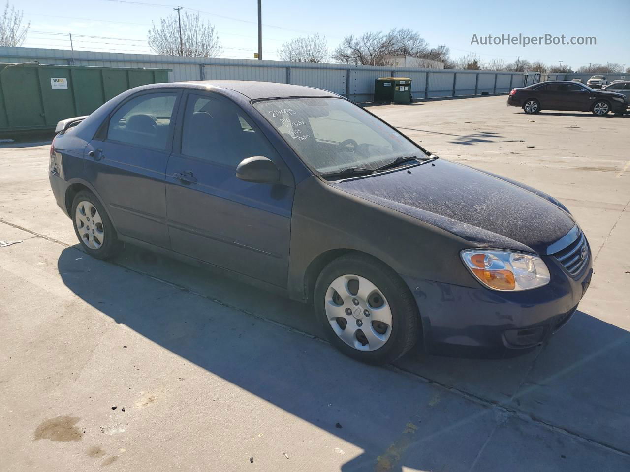 2009 Kia Spectra Ex Blue vin: KNAFE221395606094