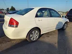 2009 Kia Spectra White vin: KNAFE221395611229