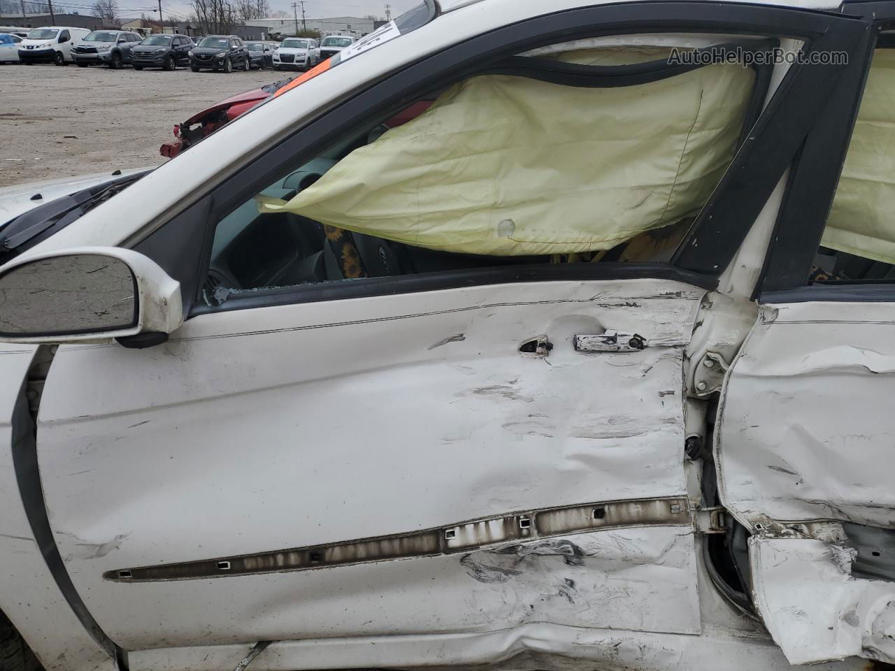 2009 Kia Spectra Ex White vin: KNAFE221395622702