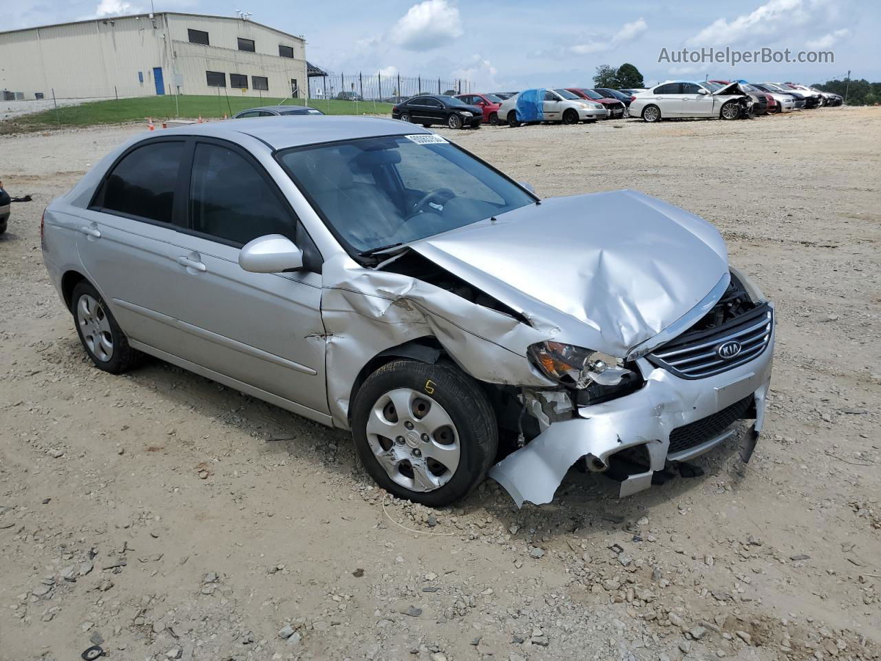 2009 Kia Spectra Ex Silver vin: KNAFE221395632808