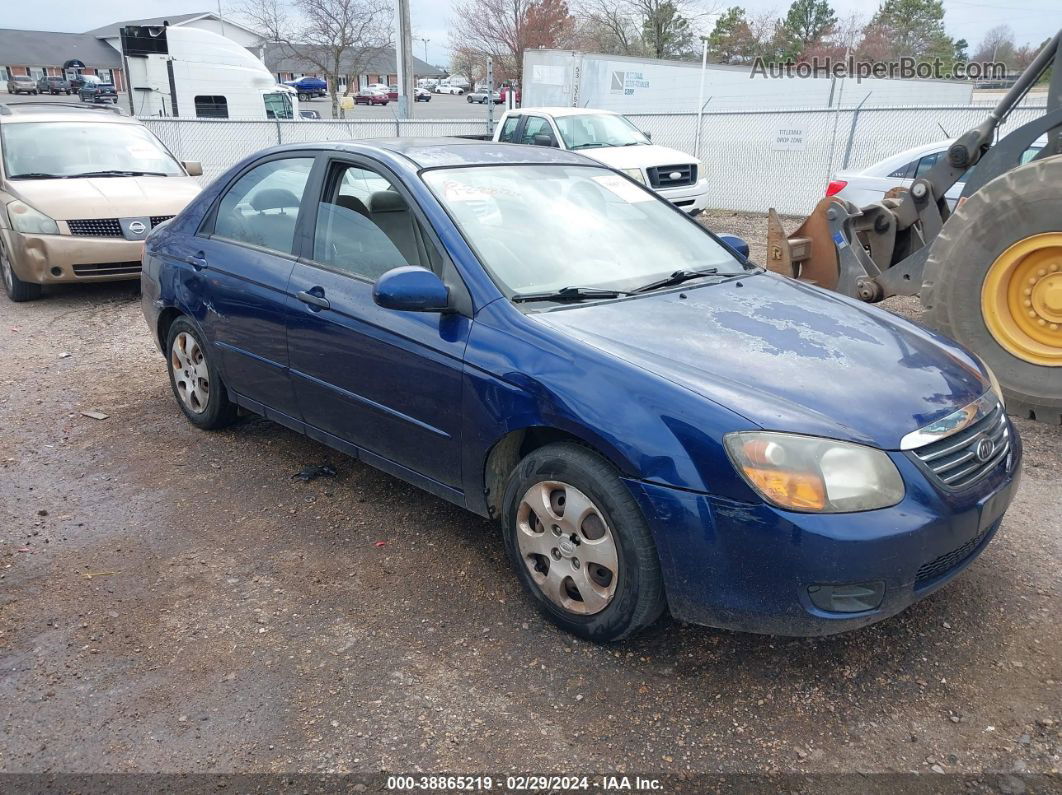 2009 Kia Spectra Ex Blue vin: KNAFE221395635451