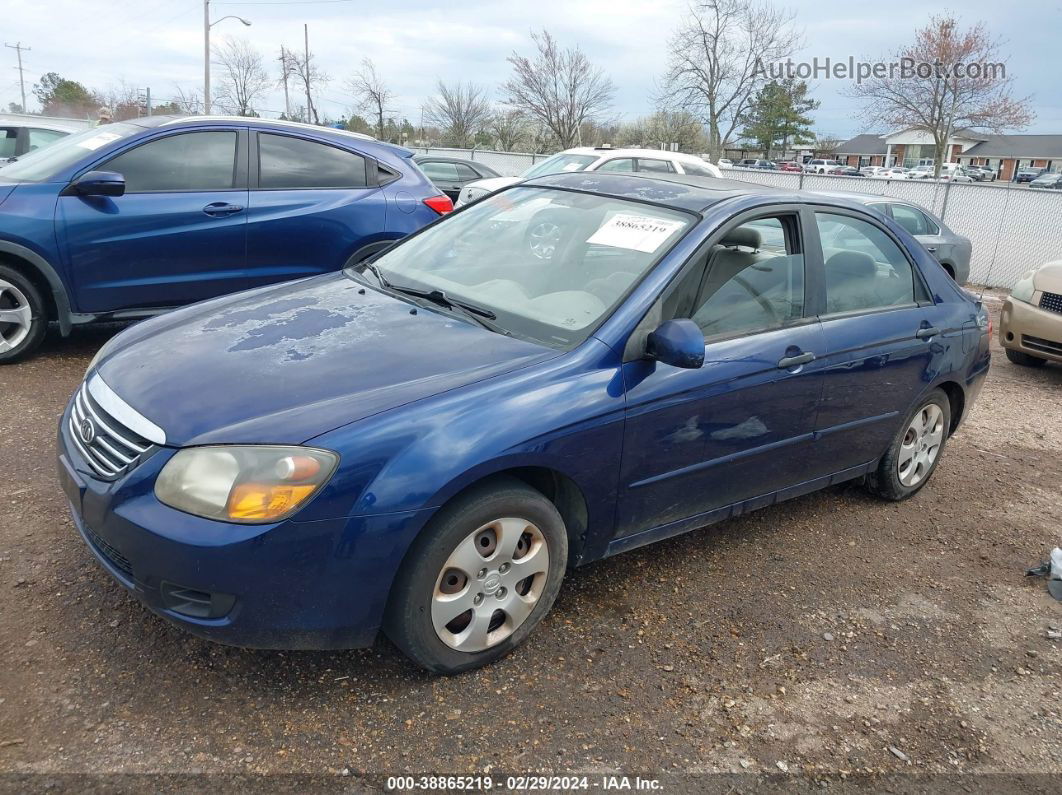 2009 Kia Spectra Ex Blue vin: KNAFE221395635451