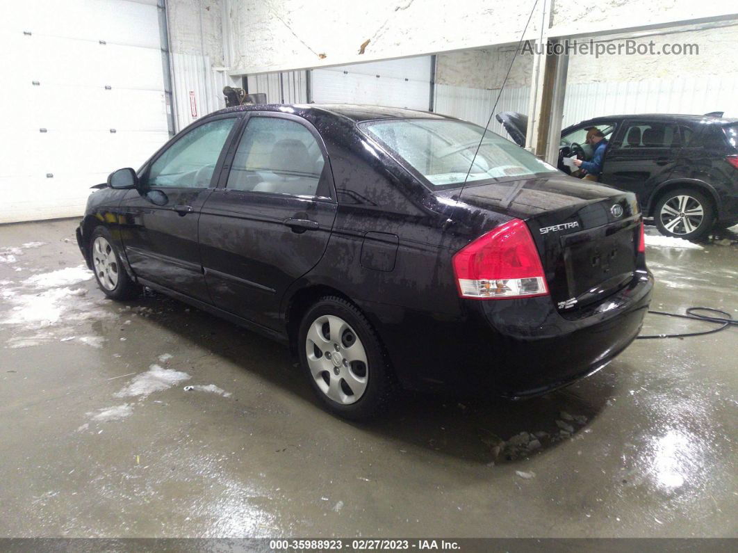 2009 Kia Spectra Lx Black vin: KNAFE221395649169