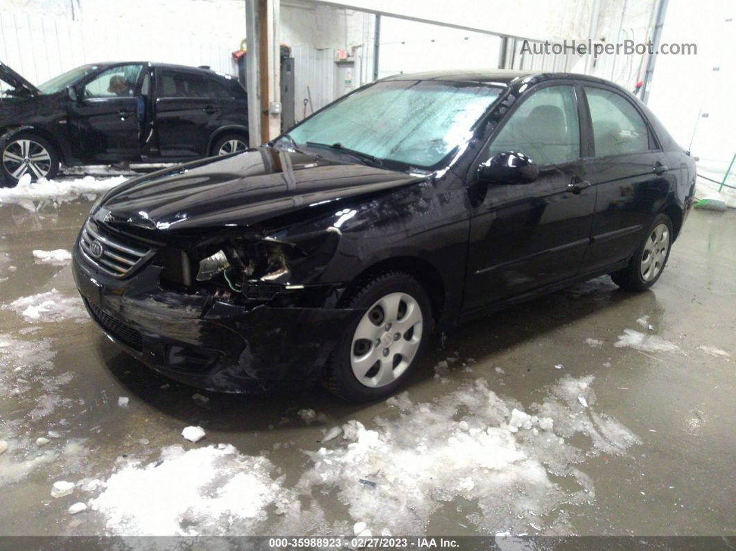 2009 Kia Spectra Lx Черный vin: KNAFE221395649169