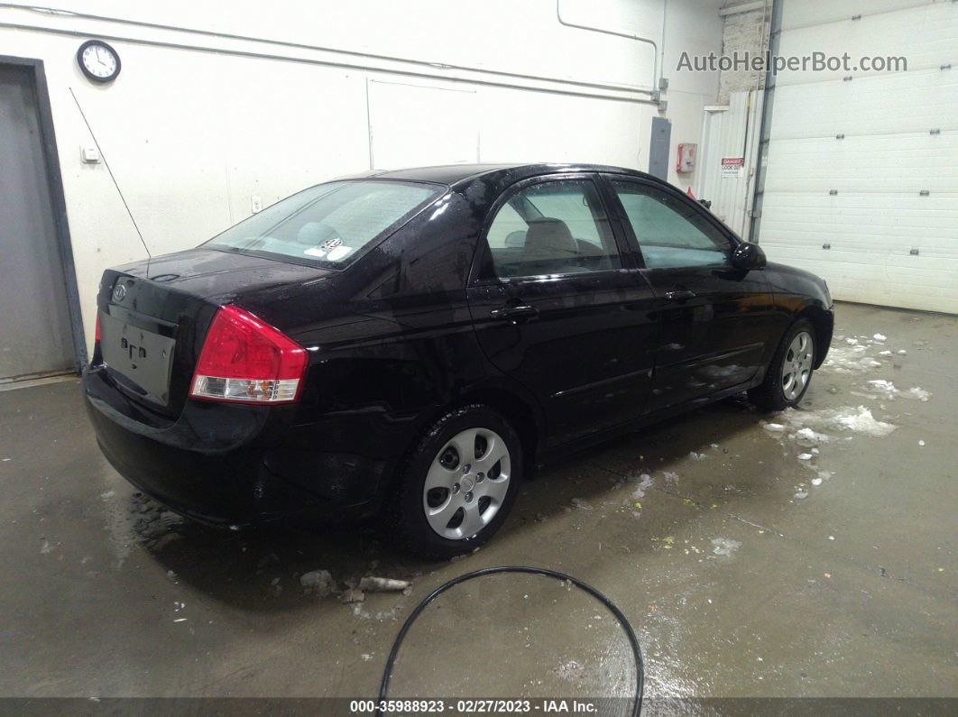 2009 Kia Spectra Lx Black vin: KNAFE221395649169