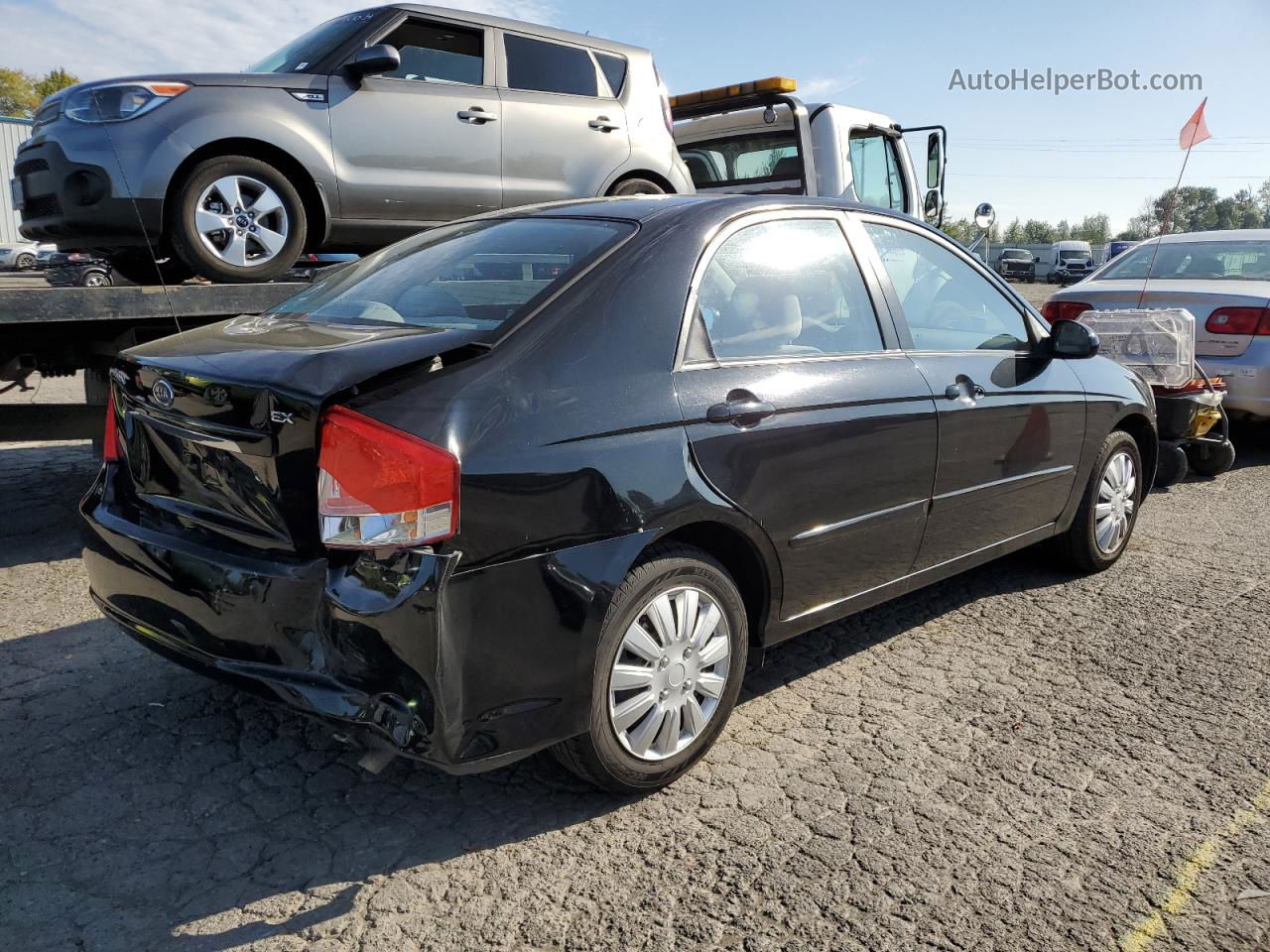 2009 Kia Spectra Ex Black vin: KNAFE221395653190