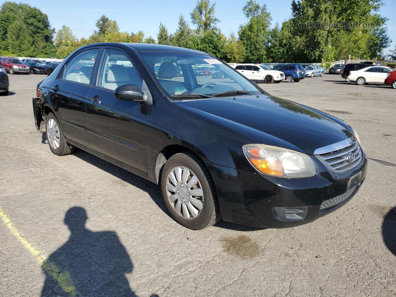 2009 Kia Spectra Ex Black vin: KNAFE221395653190