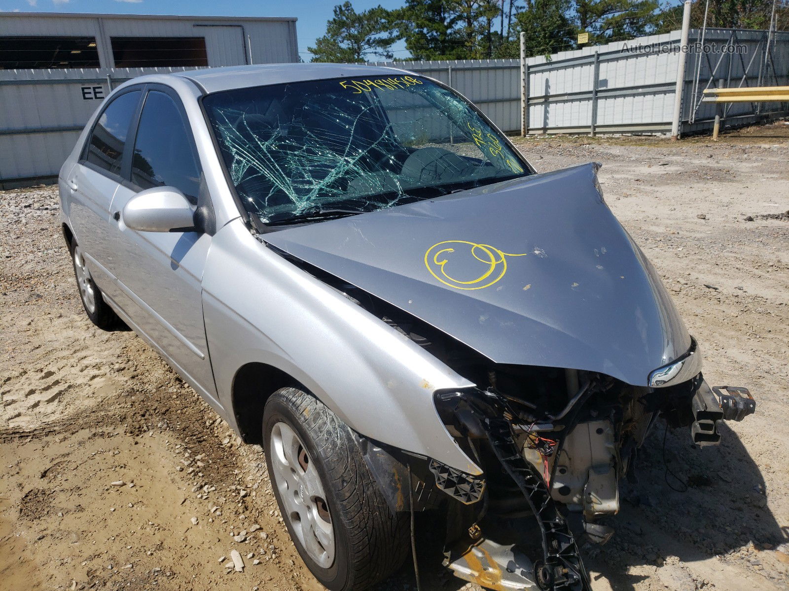 2009 Kia Spectra Ex Silver vin: KNAFE221395653304