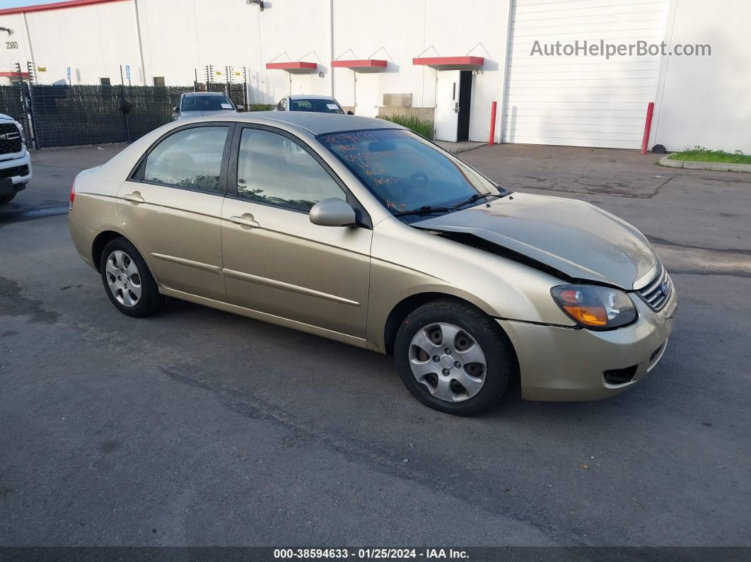 2009 Kia Spectra Ex Золотой vin: KNAFE221395668658