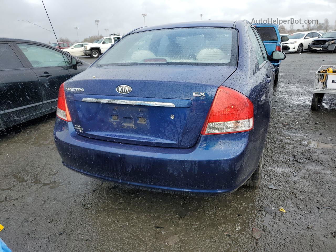 2009 Kia Spectra Ex Blue vin: KNAFE221495588642