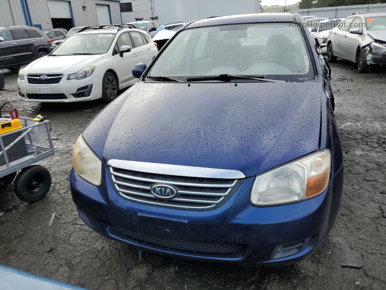 2009 Kia Spectra Ex Blue vin: KNAFE221495588642