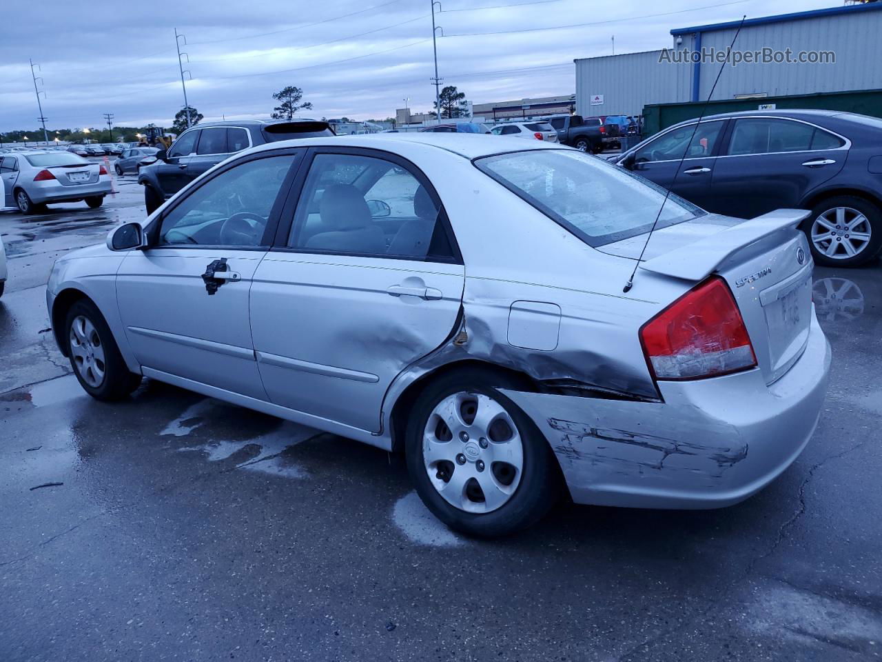 2009 Kia Spectra Ex Silver vin: KNAFE221495605973