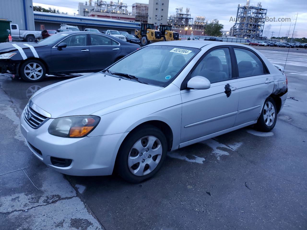 2009 Kia Spectra Ex Silver vin: KNAFE221495605973