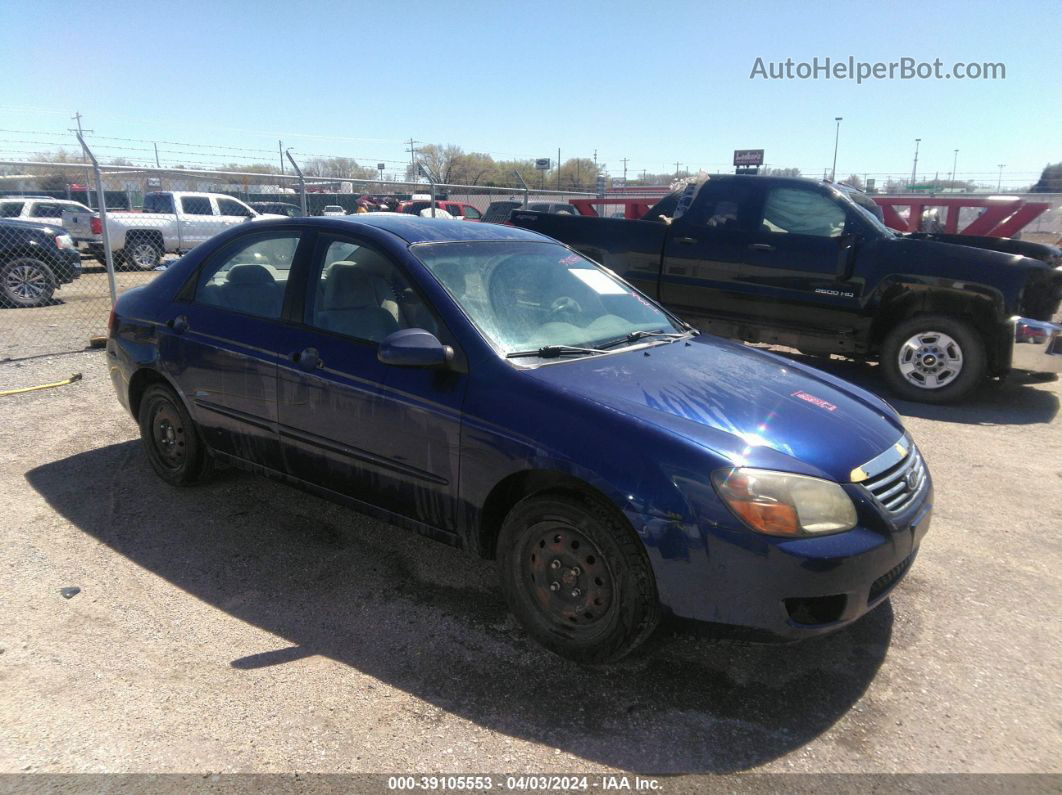 2009 Kia Spectra Ex Blue vin: KNAFE221495625107