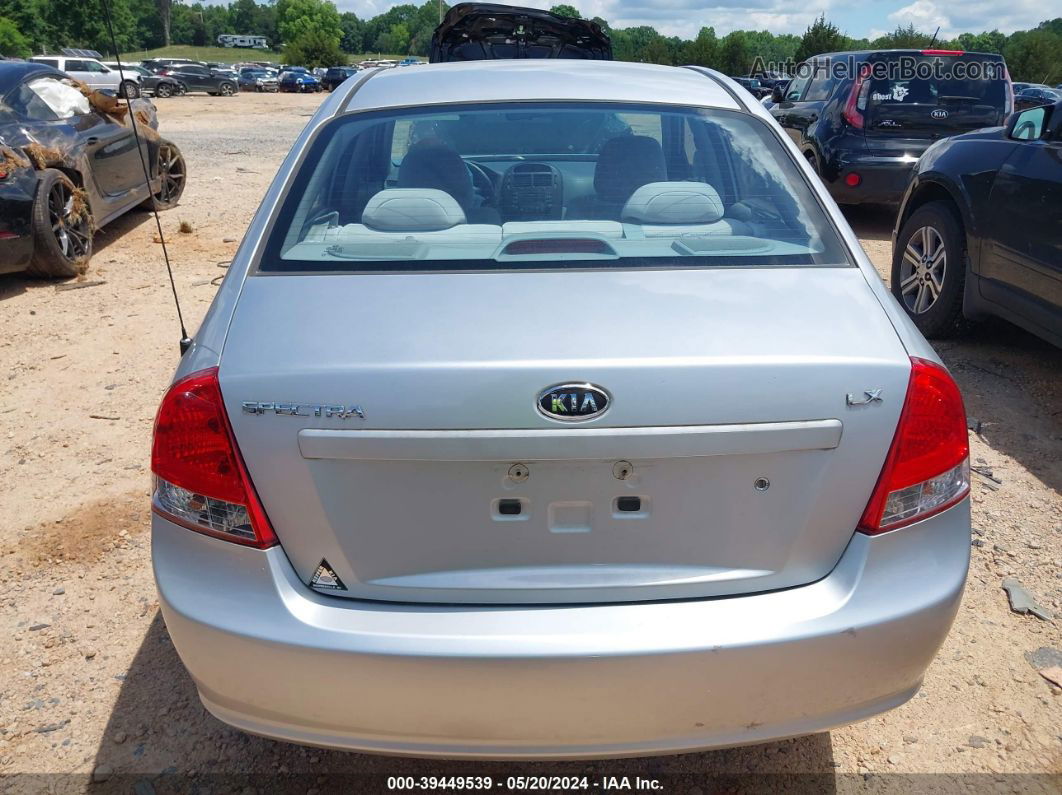 2009 Kia Spectra Lx Silver vin: KNAFE221495627200