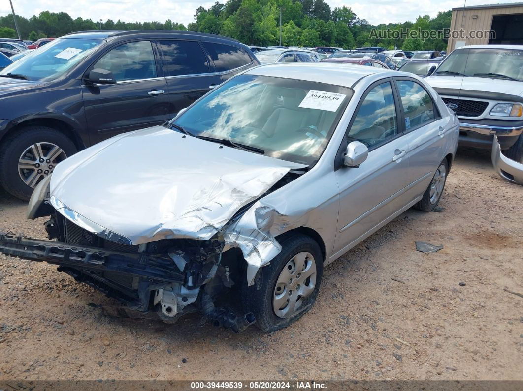 2009 Kia Spectra Lx Silver vin: KNAFE221495627200