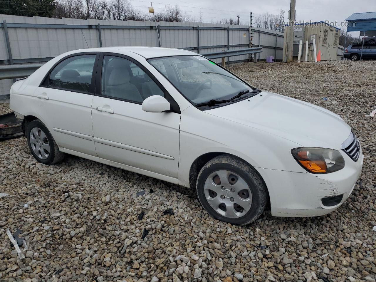 2009 Kia Spectra Ex Белый vin: KNAFE221495656762