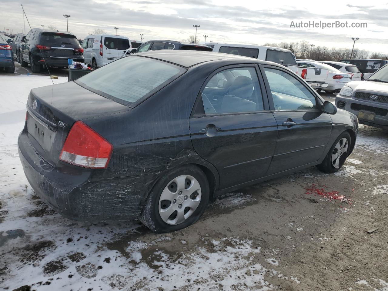 2009 Kia Spectra Ex Синий vin: KNAFE221495659743