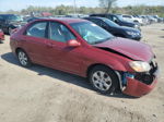 2009 Kia Spectra Ex Burgundy vin: KNAFE221595619851