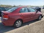 2009 Kia Spectra Ex Burgundy vin: KNAFE221595619851