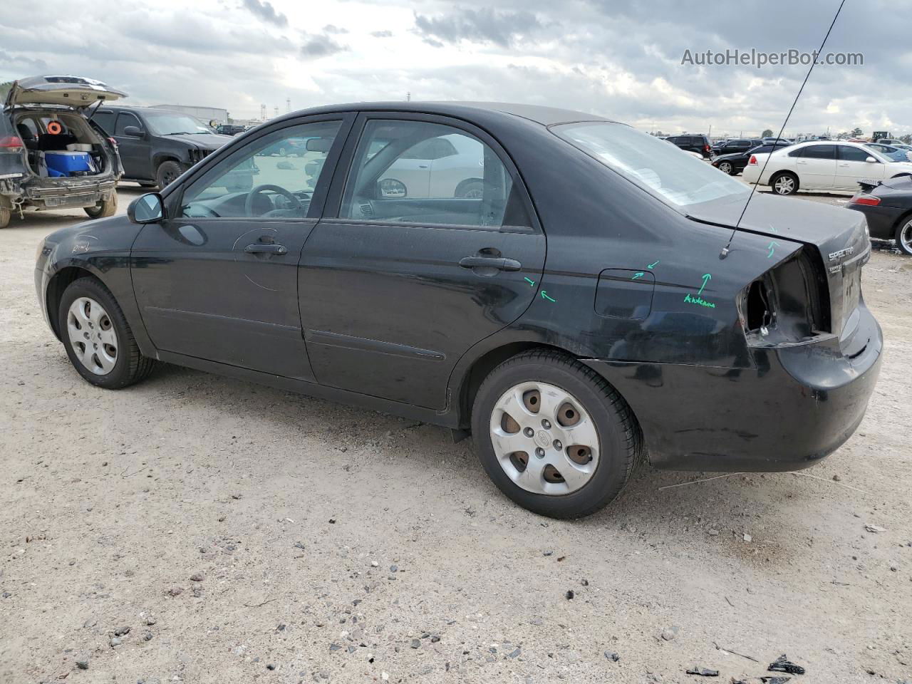 2009 Kia Spectra Ex Black vin: KNAFE221595625262