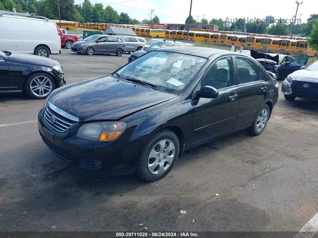 2009 Kia Spectra Lx Black vin: KNAFE221595627464