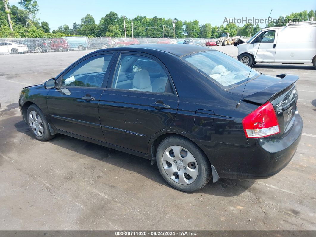 2009 Kia Spectra Lx Black vin: KNAFE221595627464