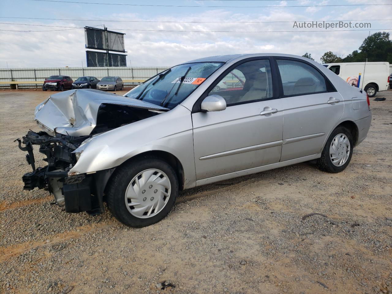 2009 Kia Spectra Ex Silver vin: KNAFE221595628744