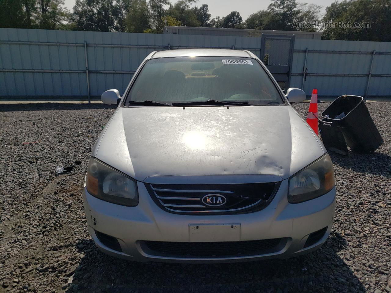 2009 Kia Spectra Ex Silver vin: KNAFE221595630588