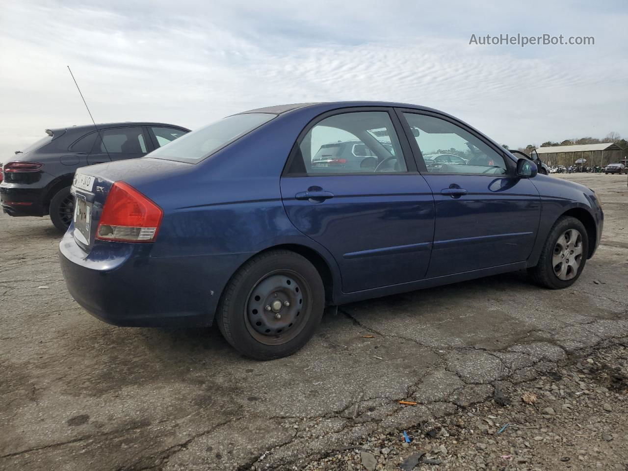 2009 Kia Spectra Ex Blue vin: KNAFE221595637878