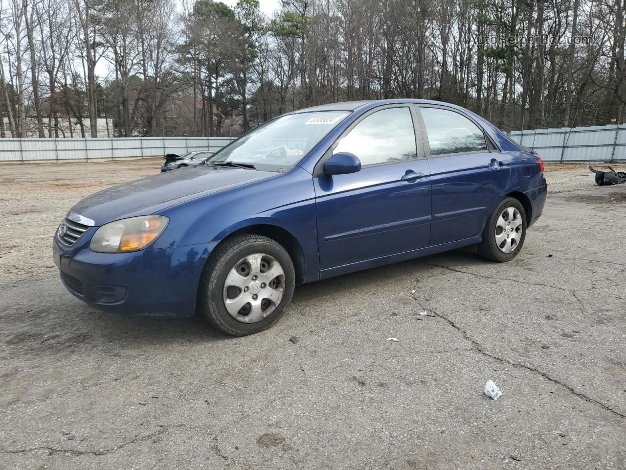 2009 Kia Spectra Ex Blue vin: KNAFE221595637878