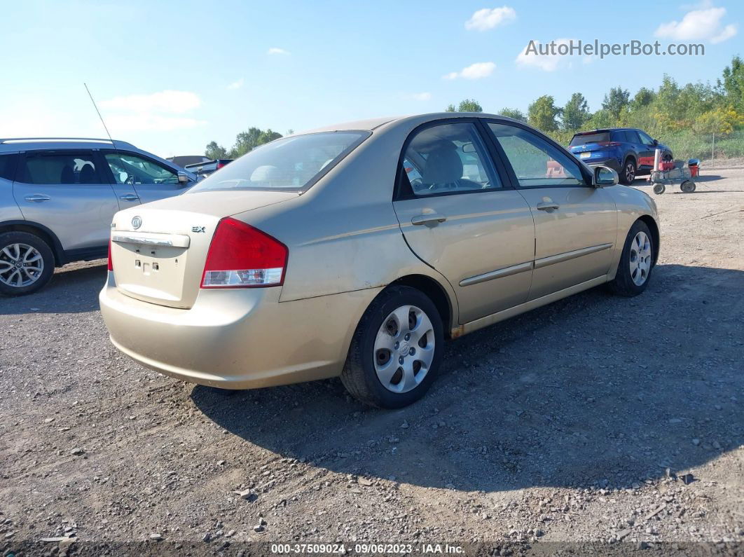 2009 Kia Spectra Ex Золотой vin: KNAFE221595652946