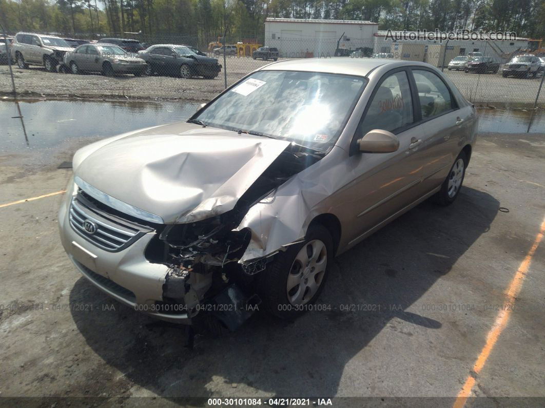 2009 Kia Spectra Ex Золотой vin: KNAFE221695586164