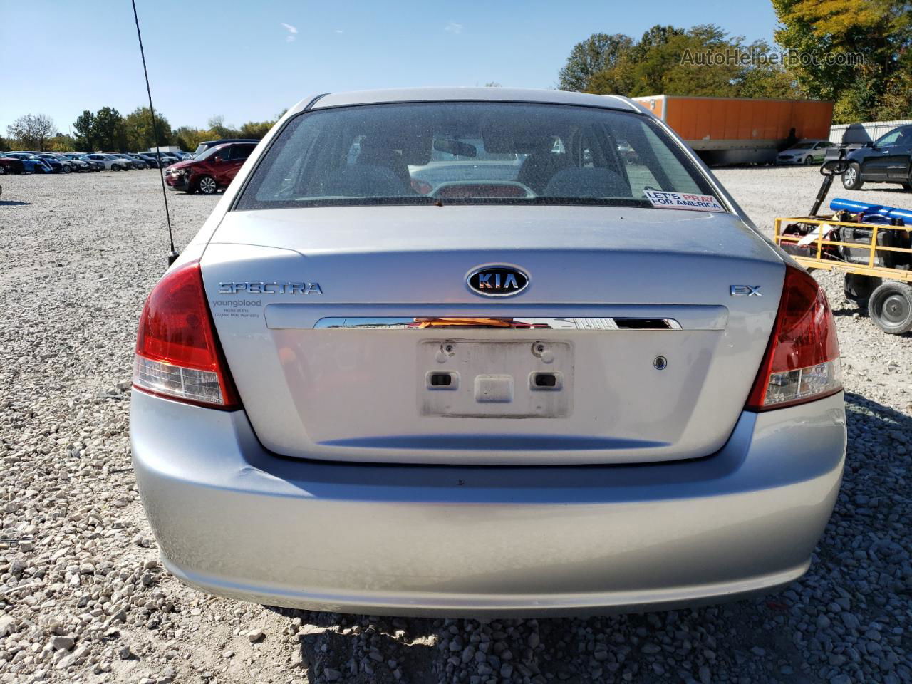 2009 Kia Spectra Ex Silver vin: KNAFE221695590022