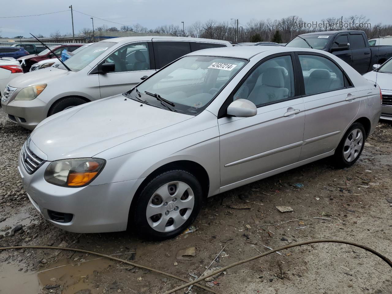 2009 Kia Spectra Ex Silver vin: KNAFE221695621835