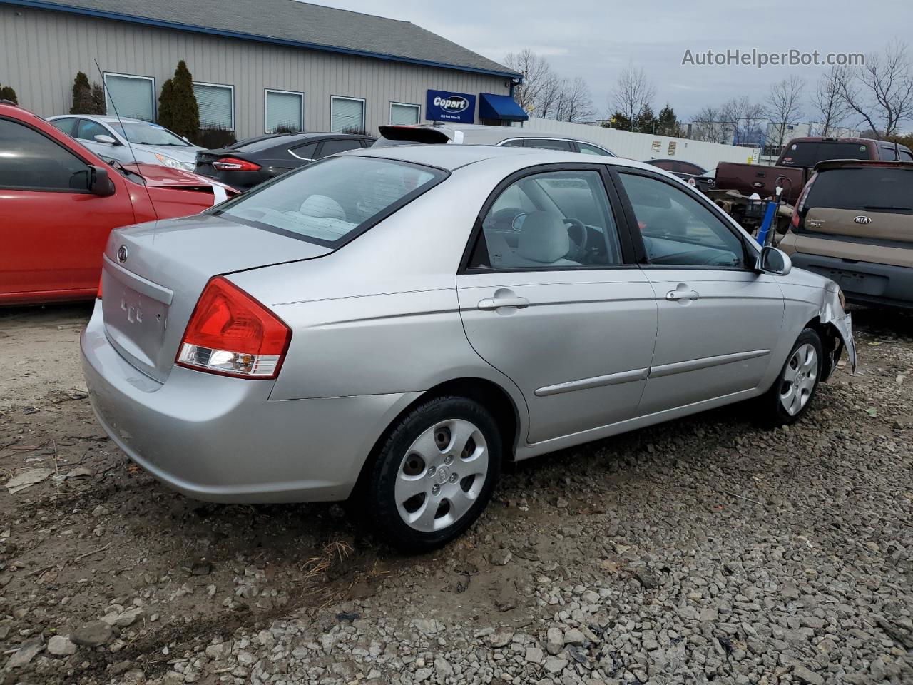 2009 Kia Spectra Ex Silver vin: KNAFE221695621835