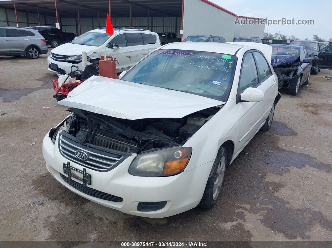 2009 Kia Spectra Ex White vin: KNAFE221695630342