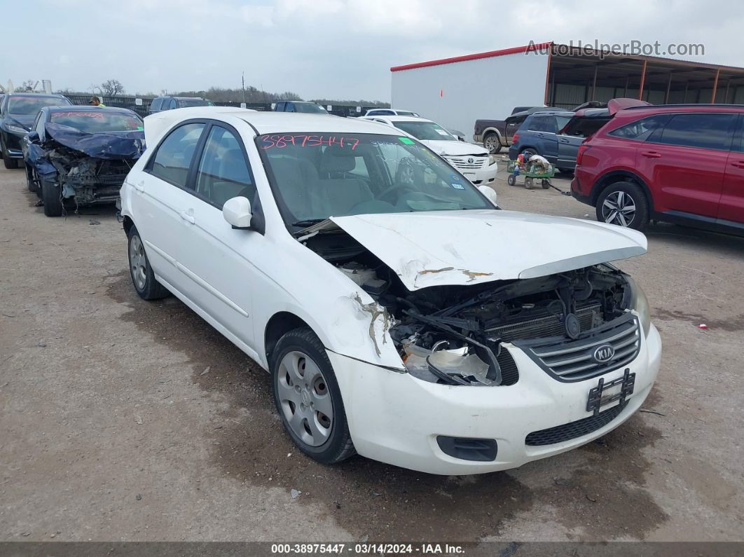 2009 Kia Spectra Ex White vin: KNAFE221695630342