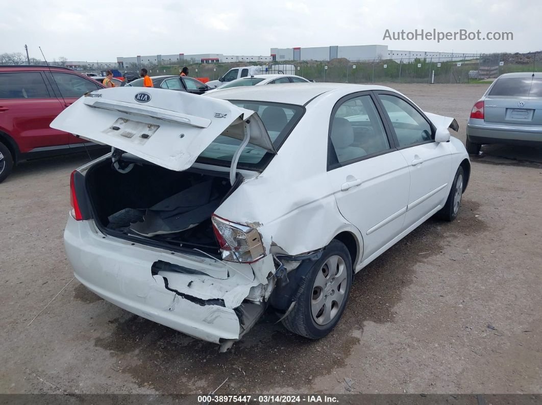 2009 Kia Spectra Ex White vin: KNAFE221695630342