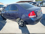 2009 Kia Spectra Ex Dark Blue vin: KNAFE221795621407