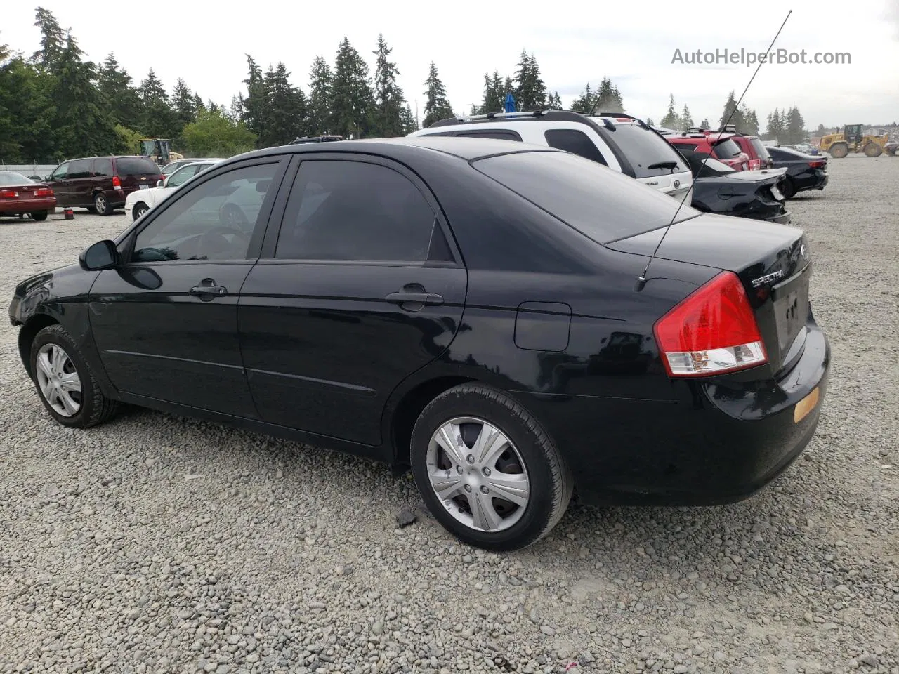 2009 Kia Spectra Ex Black vin: KNAFE221795631712